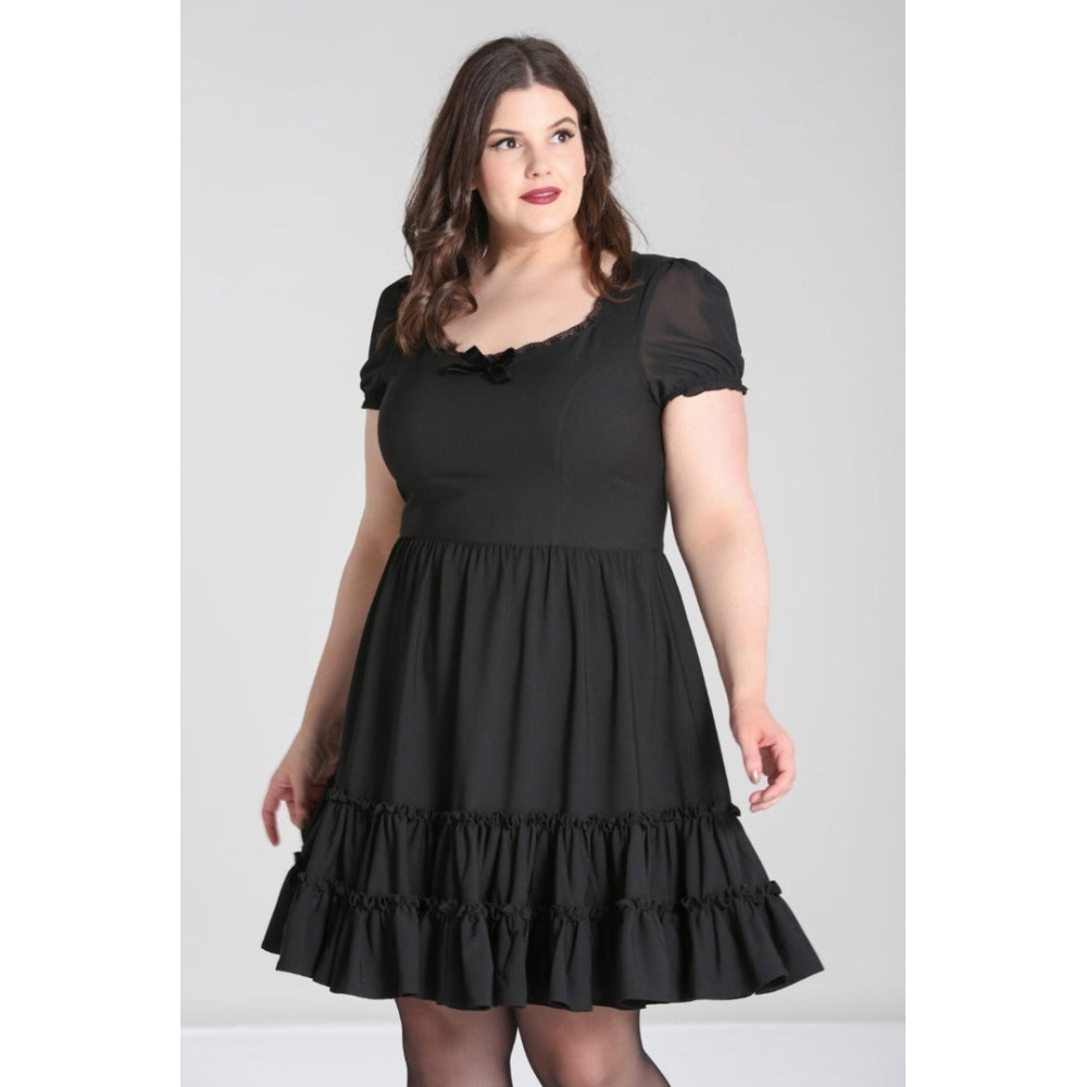 Hell Bunny - Annette Robe courte - Noir
